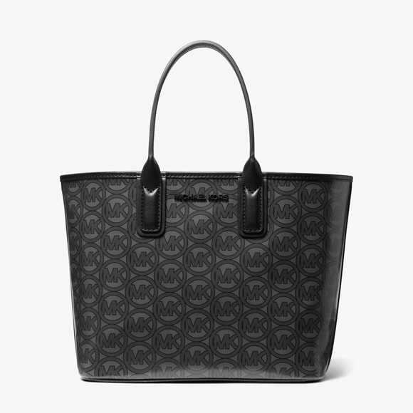 Michael Kors Handbags - Jodie Small Logo Jacquard Tote Bag